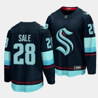 2023 NHL Draft Eduard Sale Seattle Kraken Jersey Blue Home Breakaway Player