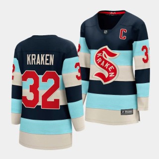 Seattle Kraken 2024 NHL Winter Classic Women Breakaway Player 32 Jersey