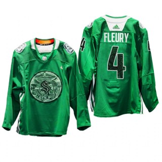 Haydn Fleury Seattle Kraken Green Night Jersey Green #4 Eco-conscious