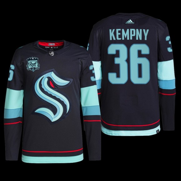 Michal Kempny Seattle Kraken Primegreen Authentic Jersey 2022-23 Navy #36 Home Uniform