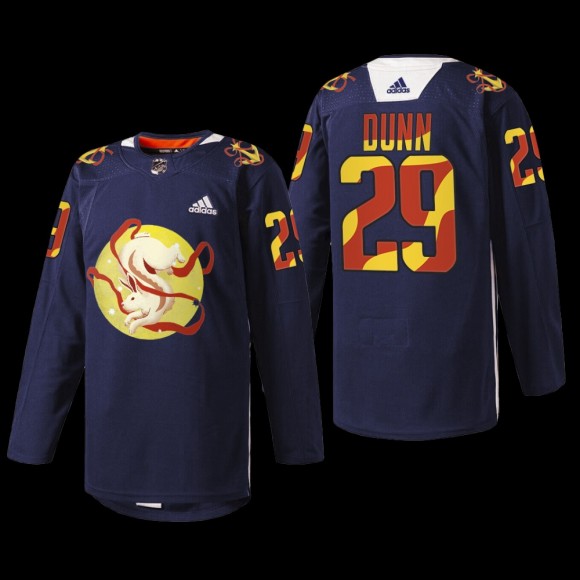 Vince Dunn Seattle Kraken 2023 Lunar New Year Jersey Navy #29 Jade Rabbit