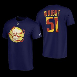 2023 Lunar New Year Kraken Shane Wright 51 Navy Jade Rabbit T-Shirt