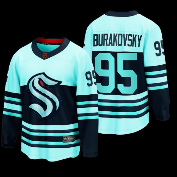 Andre Burakovsky Seattle Kraken Special Edition 2.0 Teal Breakaway Jersey 2022