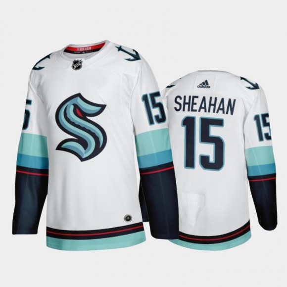 Seattle Kraken Riley Sheahan #15 Away 2021-22 Authentic Jersey White