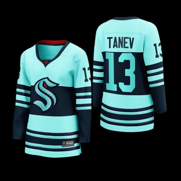 Women Seattle Kraken Brandon Tanev #13 Special Edition 2.0 2022 Breakaway Player Jersey Ice Blue